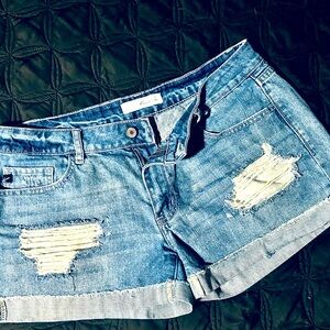 KANCAN WOMEN'S BEREN MID RISE SHORTS, Size Large